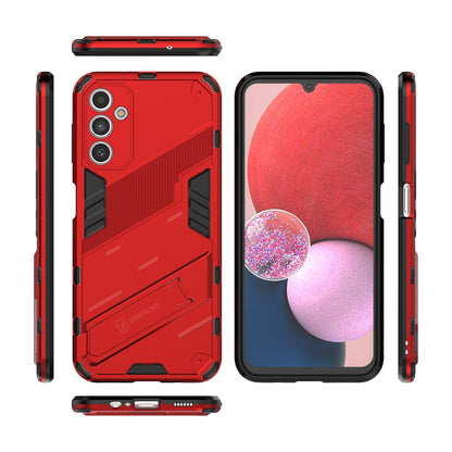 Samsung Galaxy A14 5G Shockproof Phone Case - Punk Armor 2-in-1 PC + TPU with Invisible Holder