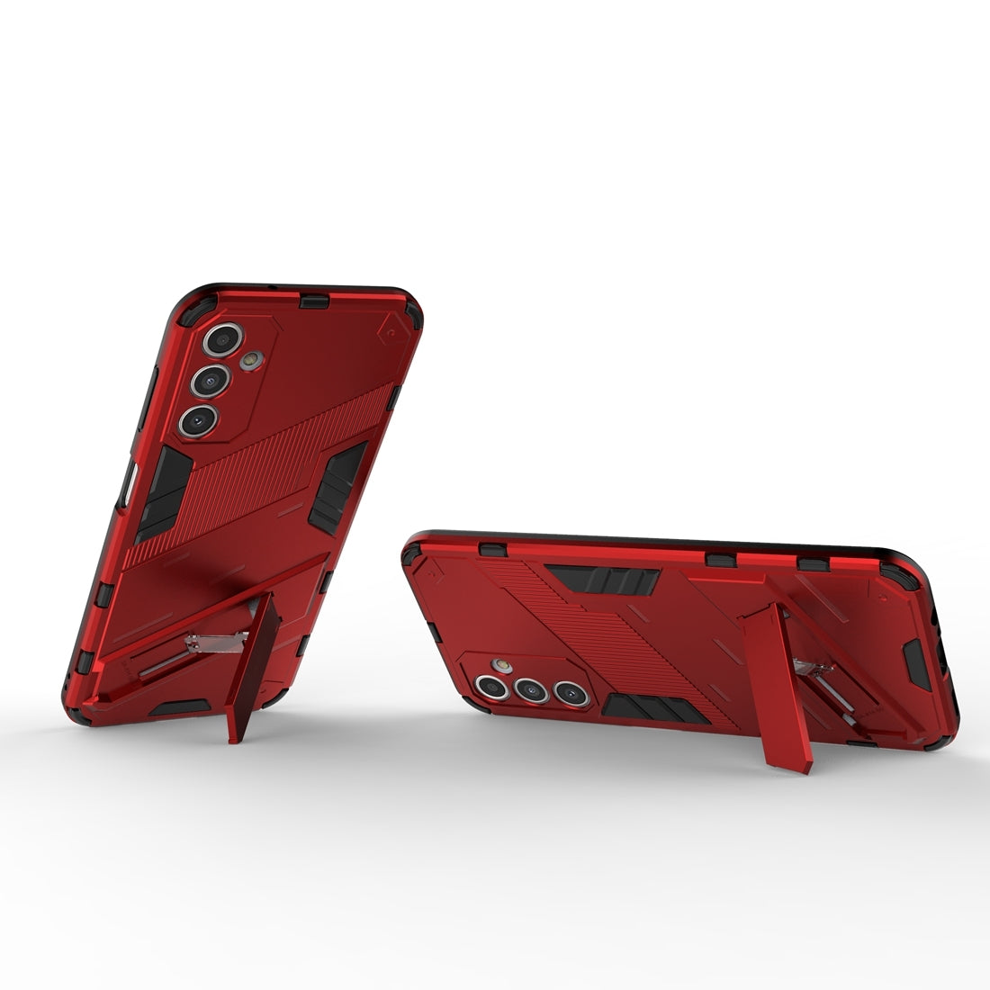 Samsung Galaxy A14 5G Shockproof Phone Case - Punk Armor 2-in-1 PC + TPU with Invisible Holder