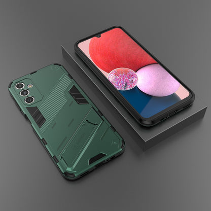 Samsung Galaxy A14 5G Shockproof Phone Case - Punk Armor 2-in-1 PC + TPU with Invisible Holder