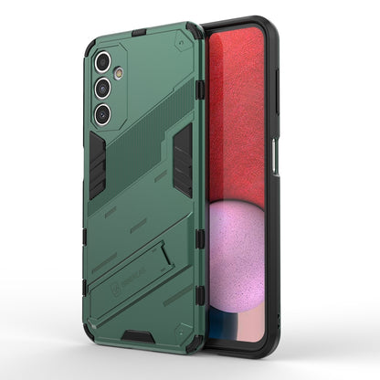 Samsung Galaxy A14 5G Shockproof Phone Case - Punk Armor 2-in-1 PC + TPU with Invisible Holder