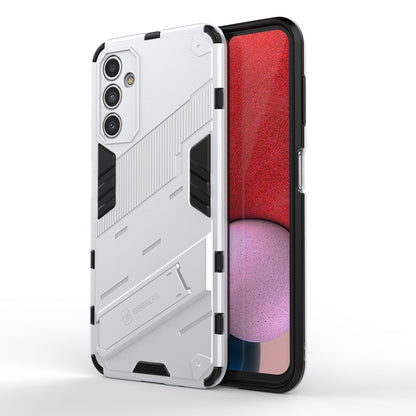 Samsung Galaxy A14 5G Shockproof Phone Case - Punk Armor 2-in-1 PC + TPU with Invisible Holder