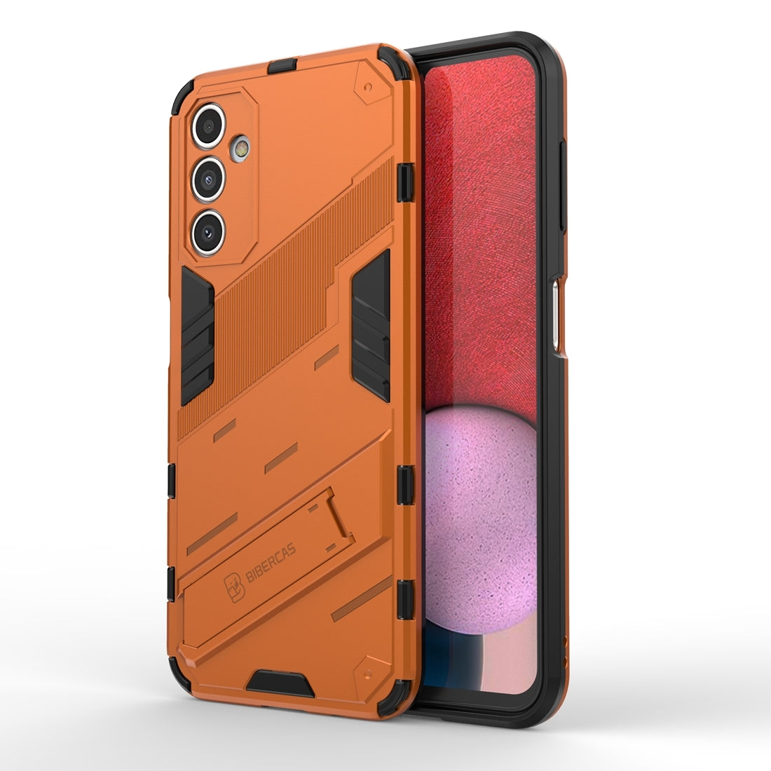 Samsung Galaxy A14 5G Shockproof Phone Case - Punk Armor 2-in-1 PC + TPU with Invisible Holder