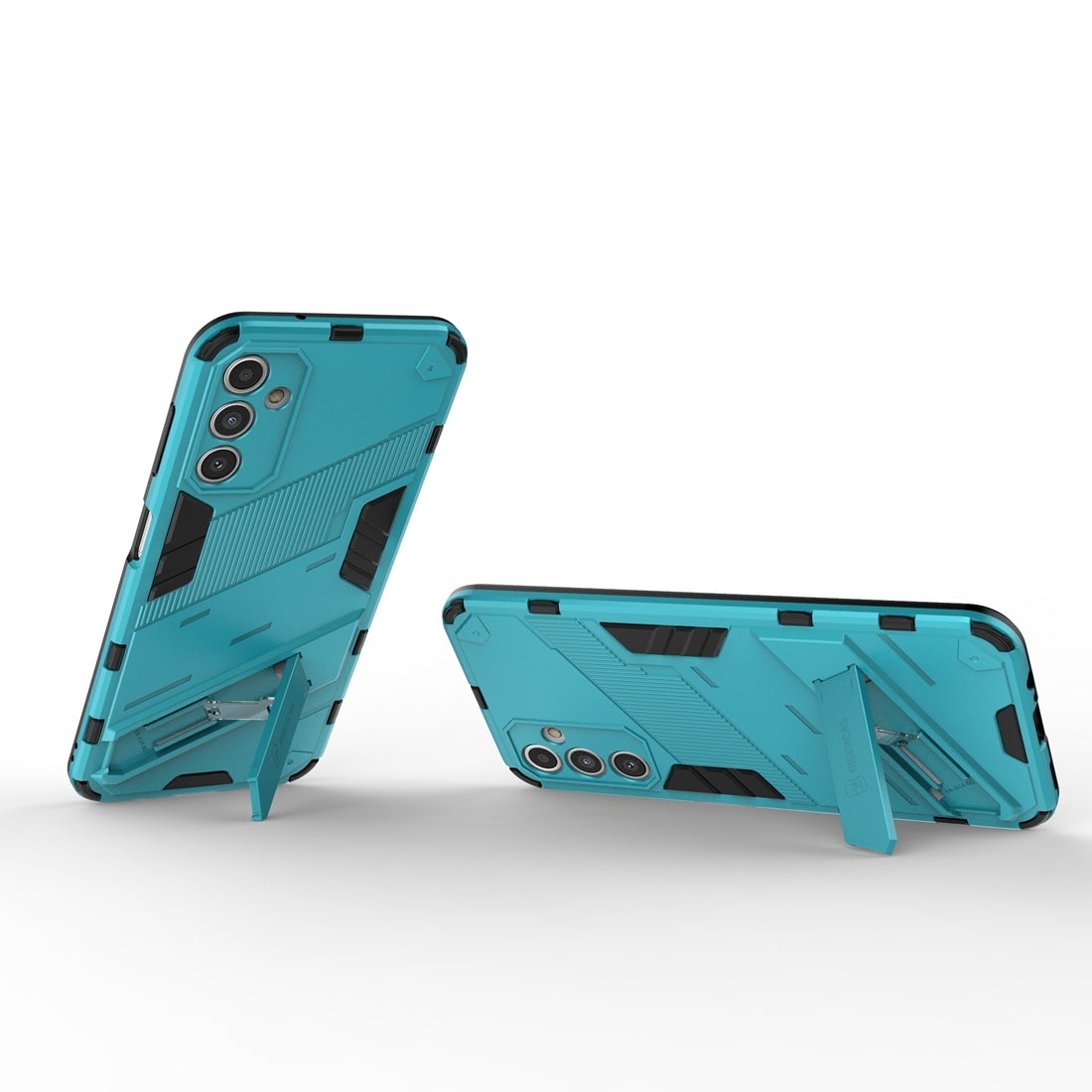 Samsung Galaxy A14 5G Shockproof Phone Case - Punk Armor 2-in-1 PC + TPU with Invisible Holder