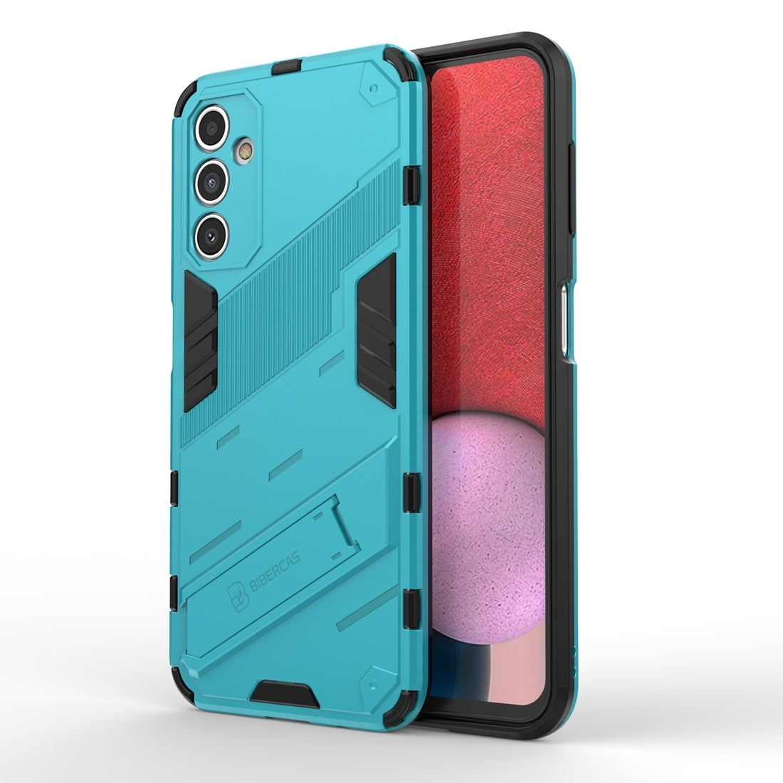 Samsung Galaxy A14 5G Shockproof Phone Case - Punk Armor 2-in-1 PC + TPU with Invisible Holder
