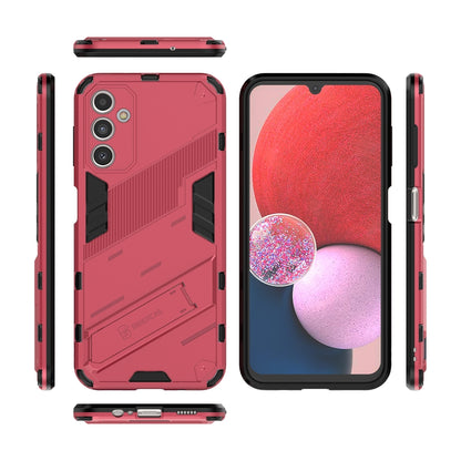 Samsung Galaxy A14 5G Shockproof Phone Case - Punk Armor 2-in-1 PC + TPU with Invisible Holder