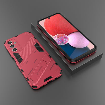 Samsung Galaxy A14 5G Shockproof Phone Case - Punk Armor 2-in-1 PC + TPU with Invisible Holder