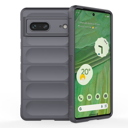 Google Pixel 7 Magic Shield TPU + Flannel Phone Case: Durable, Non-toxic, Easy Access, Stylish Design