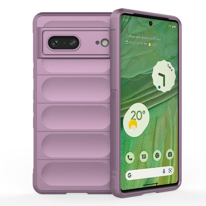 Google Pixel 7 Magic Shield TPU + Flannel Phone Case: Durable, Non-toxic, Easy Access, Stylish Design