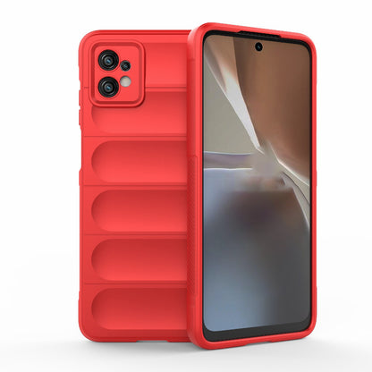 Motorola Moto G32 Magic Shield TPU + Flannel Phone Case: Durable, Non-toxic, Easy Access, Stylish Design