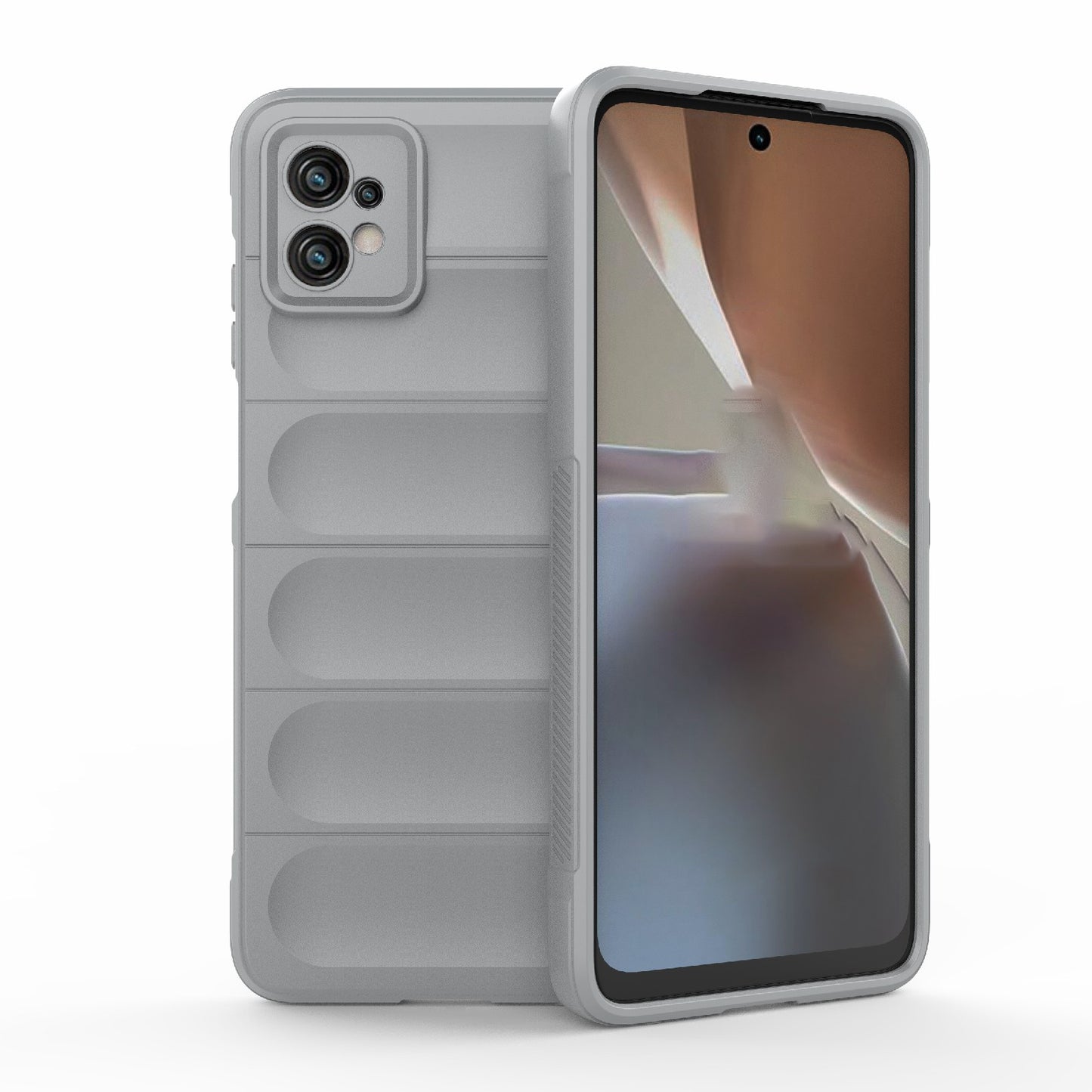 Motorola Moto G32 Magic Shield TPU + Flannel Phone Case: Durable, Non-toxic, Easy Access, Stylish Design