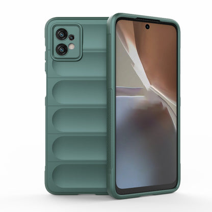 Motorola Moto G32 Magic Shield TPU + Flannel Phone Case: Durable, Non-toxic, Easy Access, Stylish Design