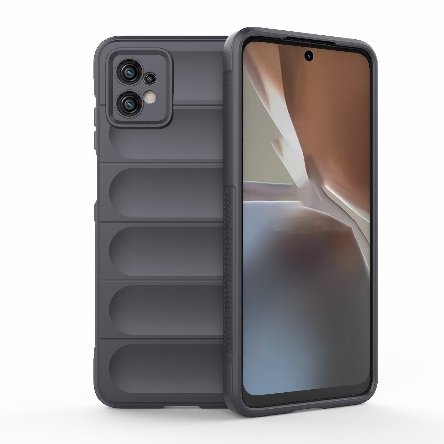 Motorola Moto G32 Magic Shield TPU + Flannel Phone Case: Durable, Non-toxic, Easy Access, Stylish Design