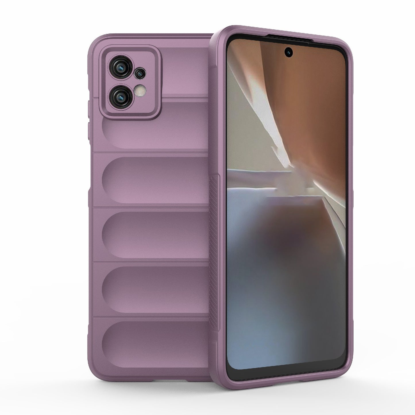 Motorola Moto G32 Magic Shield TPU + Flannel Phone Case: Durable, Non-toxic, Easy Access, Stylish Design