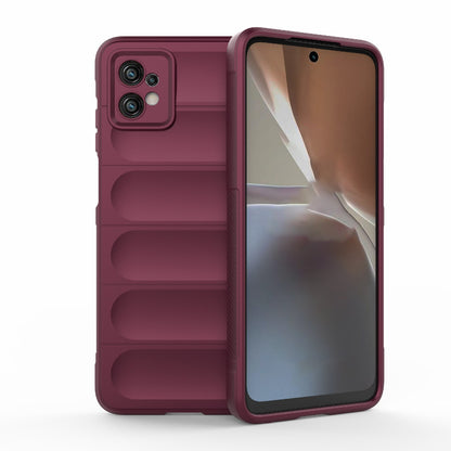 Motorola Moto G32 Magic Shield TPU + Flannel Phone Case: Durable, Non-toxic, Easy Access, Stylish Design