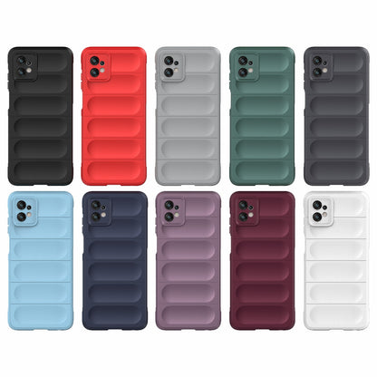 Motorola Moto G32 Magic Shield TPU + Flannel Phone Case: Durable, Non-toxic, Easy Access, Stylish Design