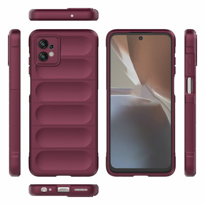 Motorola Moto G32 Magic Shield TPU + Flannel Phone Case: Durable, Non-toxic, Easy Access, Stylish Design