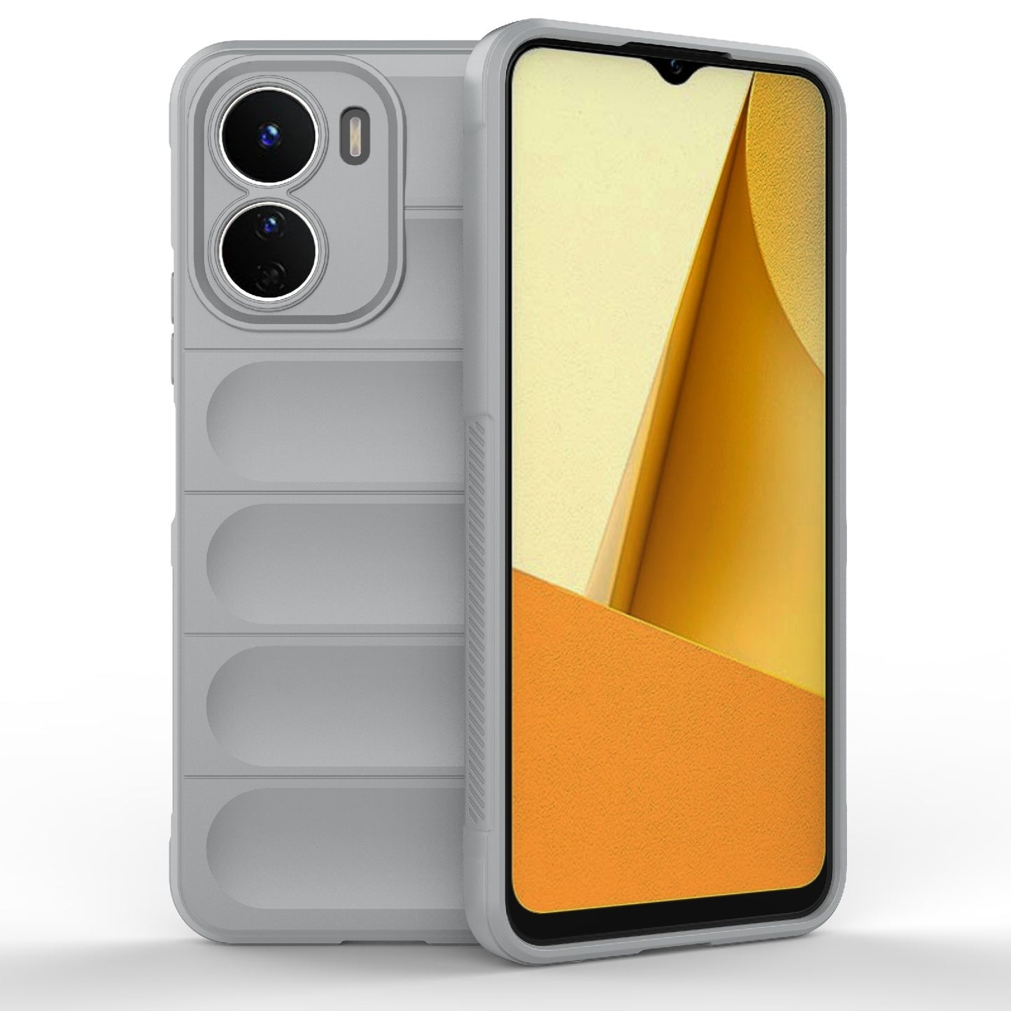 vivo Y16 4G Global Magic Shield TPU + Flannel Phone Case: Durable, Non-toxic, Easy Access, Stylish Design