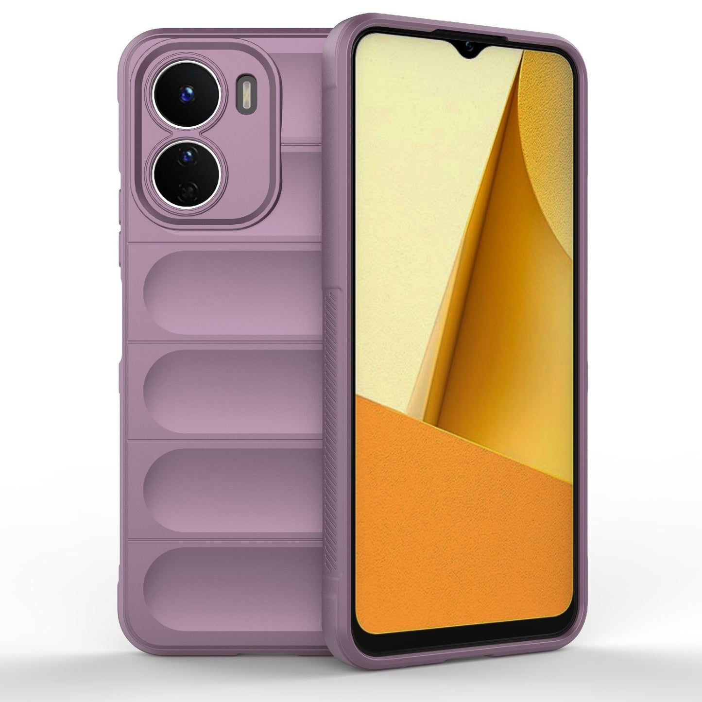 vivo Y16 4G Global Magic Shield TPU + Flannel Phone Case: Durable, Non-toxic, Easy Access, Stylish Design