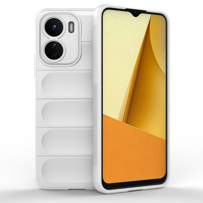 vivo Y16 4G Global Magic Shield TPU + Flannel Phone Case: Durable, Non-toxic, Easy Access, Stylish Design