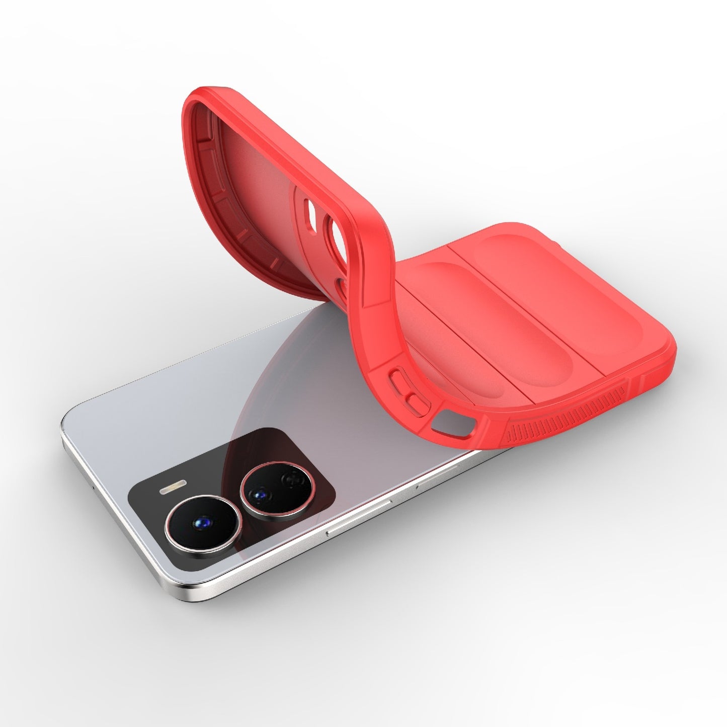 vivo Y16 4G Global Magic Shield TPU + Flannel Phone Case: Durable, Non-toxic, Easy Access, Stylish Design