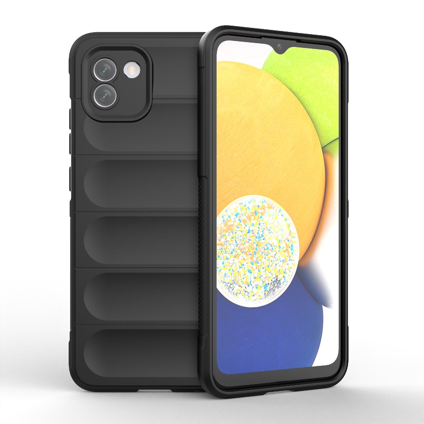 Samsung Galaxy A03 Global Magic Shield TPU + Flannel Phone Case: Durable, Non-toxic, Easy Access, Stylish Design