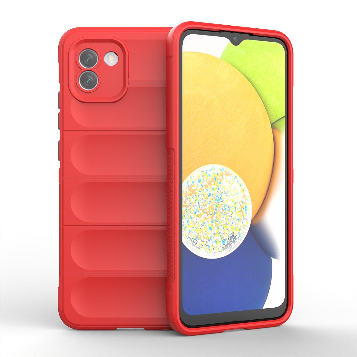 Samsung Galaxy A03 Global Magic Shield TPU + Flannel Phone Case: Durable, Non-toxic, Easy Access, Stylish Design