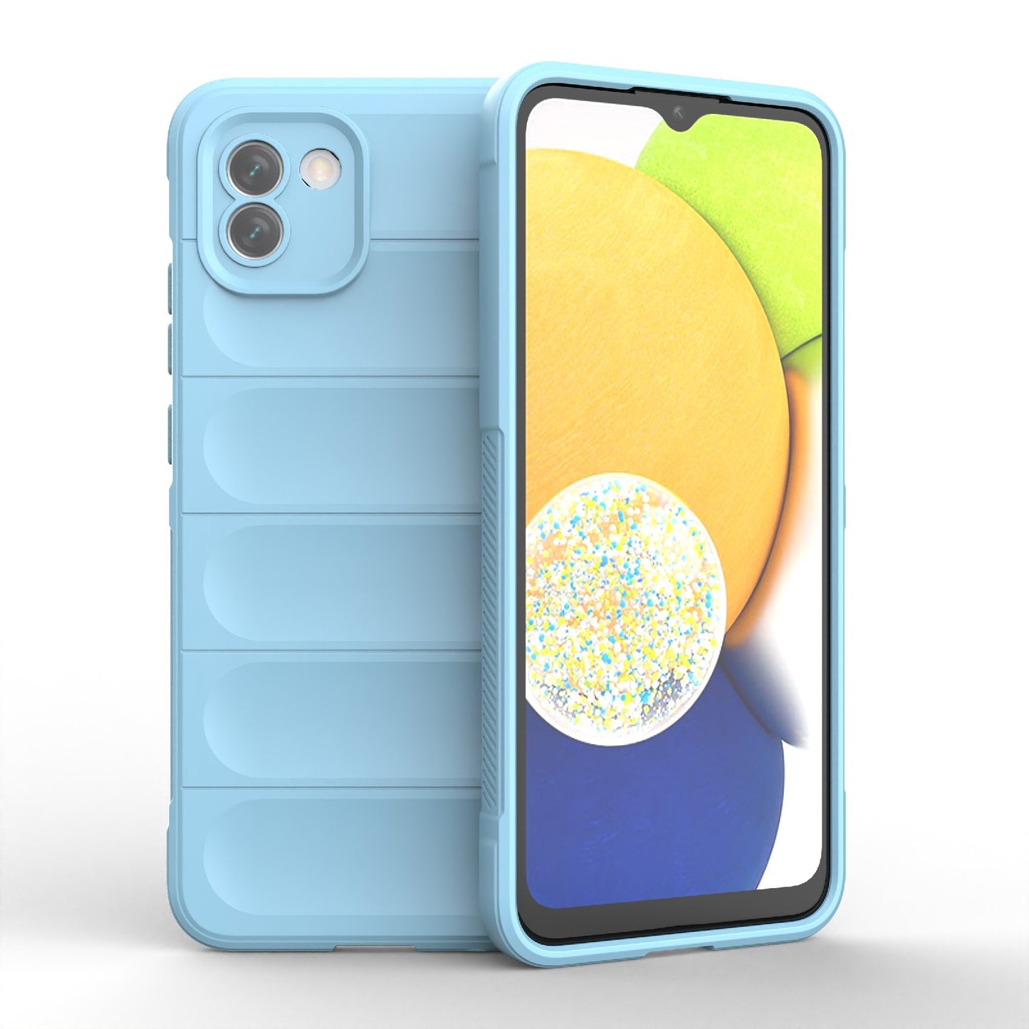 Samsung Galaxy A03 Global Magic Shield TPU + Flannel Phone Case: Durable, Non-toxic, Easy Access, Stylish Design