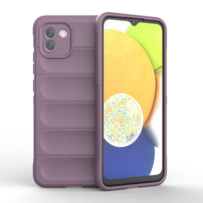 Samsung Galaxy A03 Global Magic Shield TPU + Flannel Phone Case: Durable, Non-toxic, Easy Access, Stylish Design