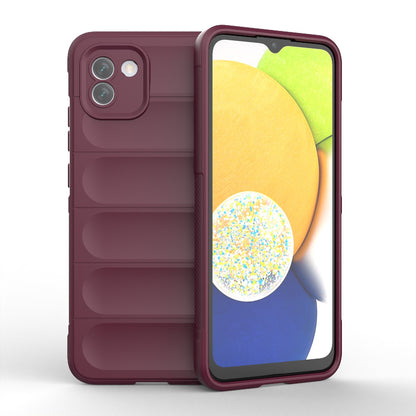 Samsung Galaxy A03 Global Magic Shield TPU + Flannel Phone Case: Durable, Non-toxic, Easy Access, Stylish Design