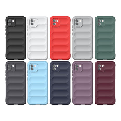 Samsung Galaxy A03 Global Magic Shield TPU + Flannel Phone Case: Durable, Non-toxic, Easy Access, Stylish Design