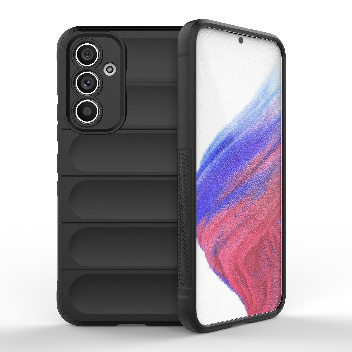Samsung Galaxy A54 5G Magic Shield TPU + Flannel Phone Case: Durable, Non-toxic, Easy Access, Stylish Design