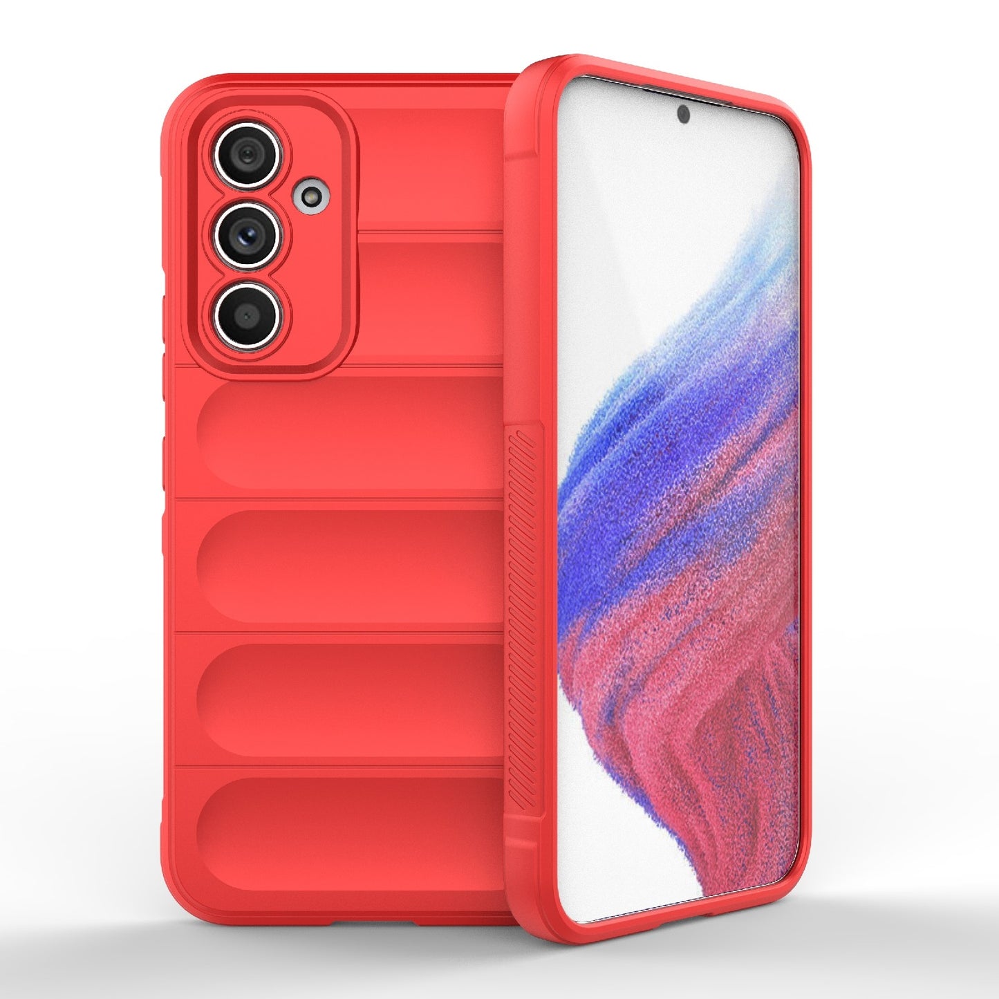 Samsung Galaxy A54 5G Magic Shield TPU + Flannel Phone Case: Durable, Non-toxic, Easy Access, Stylish Design