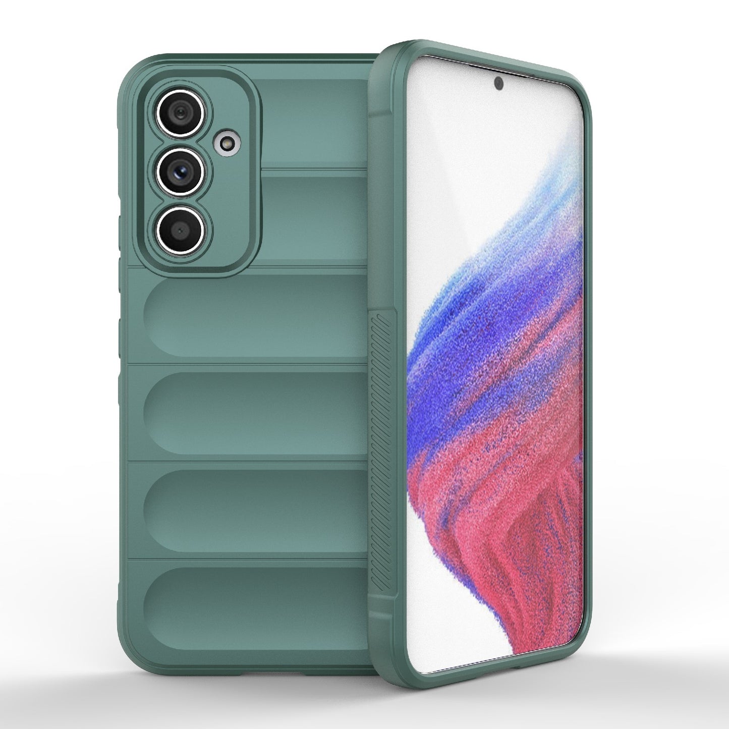 Samsung Galaxy A54 5G Magic Shield TPU + Flannel Phone Case: Durable, Non-toxic, Easy Access, Stylish Design