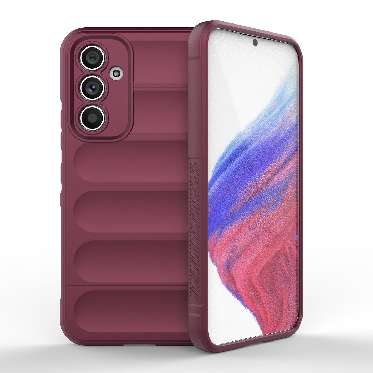 Samsung Galaxy A54 5G Magic Shield TPU + Flannel Phone Case: Durable, Non-toxic, Easy Access, Stylish Design