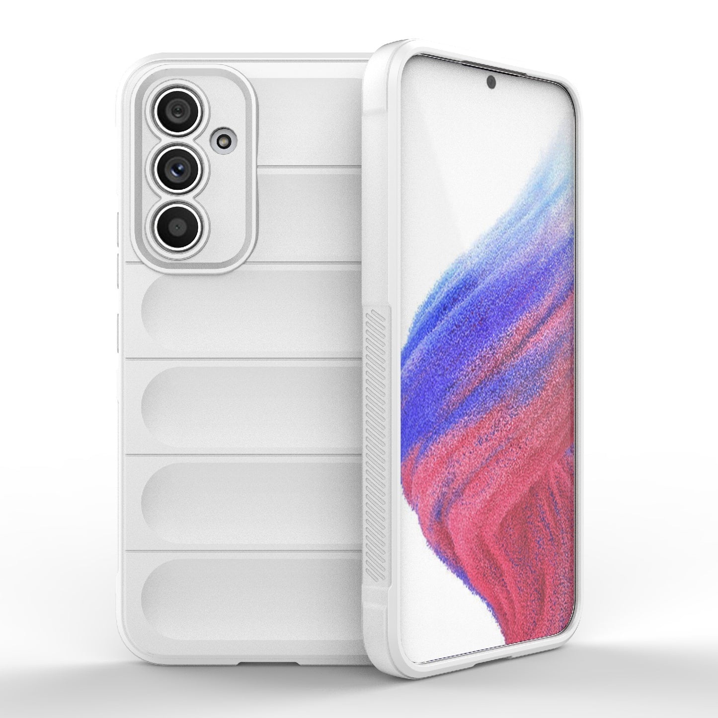 Samsung Galaxy A54 5G Magic Shield TPU + Flannel Phone Case: Durable, Non-toxic, Easy Access, Stylish Design
