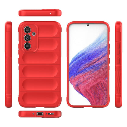 Samsung Galaxy A54 5G Magic Shield TPU + Flannel Phone Case: Durable, Non-toxic, Easy Access, Stylish Design