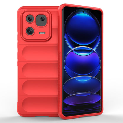 Xiaomi 13 Pro 5G Magic Shield TPU + Flannel Phone Case: Durable, Non-toxic, Easy Access, Stylish Design