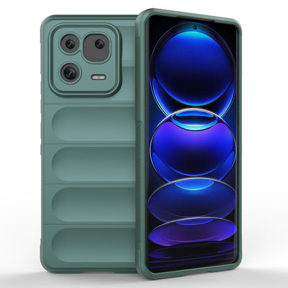 Xiaomi 13 Pro 5G Magic Shield TPU + Flannel Phone Case: Durable, Non-toxic, Easy Access, Stylish Design