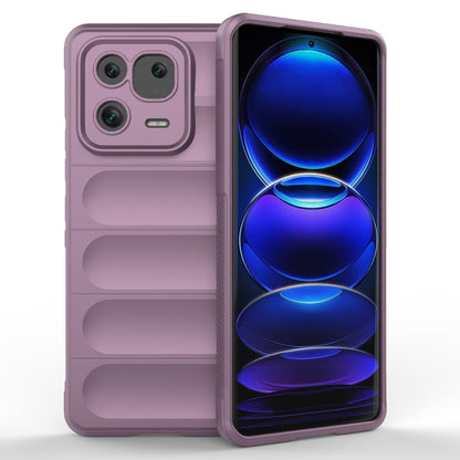 Xiaomi 13 Pro 5G Magic Shield TPU + Flannel Phone Case: Durable, Non-toxic, Easy Access, Stylish Design