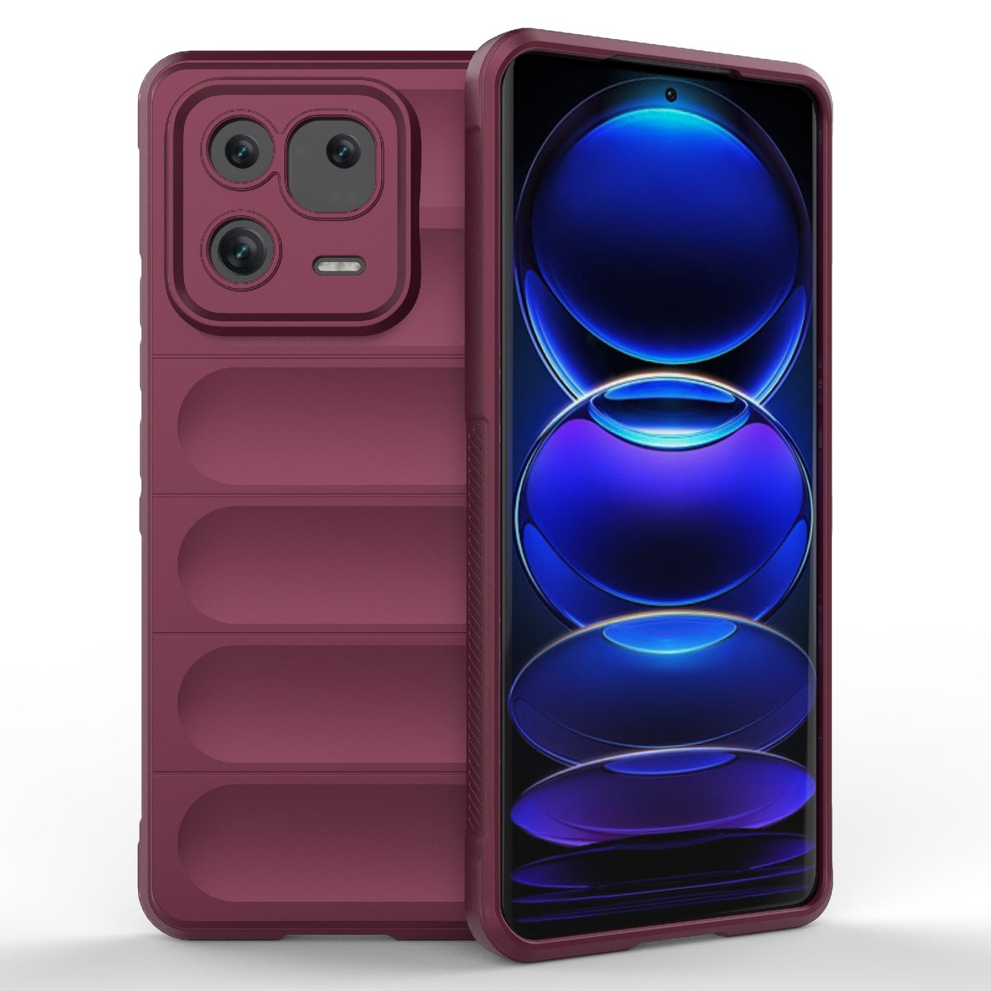 Xiaomi 13 Pro 5G Magic Shield TPU + Flannel Phone Case: Durable, Non-toxic, Easy Access, Stylish Design
