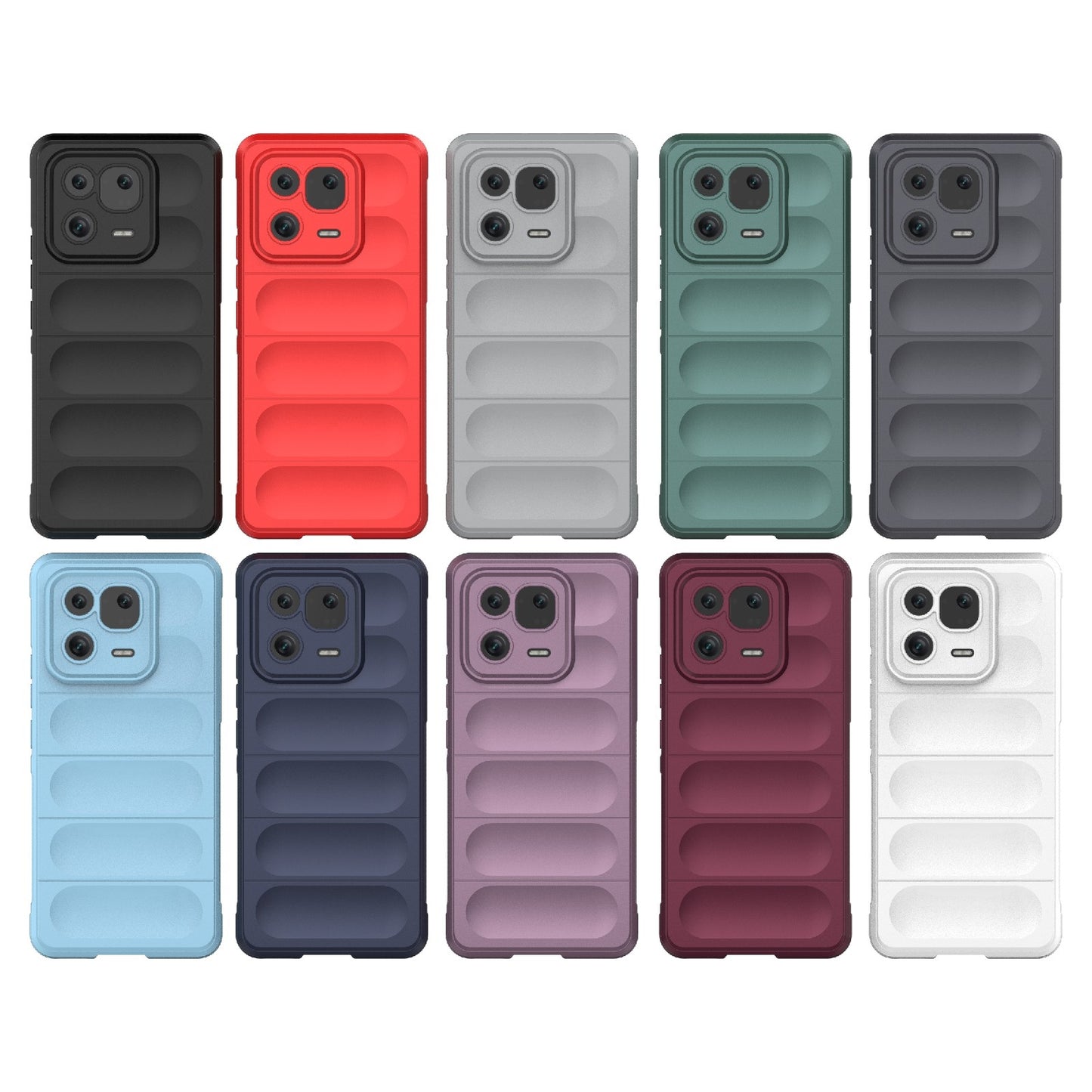 Xiaomi 13 Pro 5G Magic Shield TPU + Flannel Phone Case: Durable, Non-toxic, Easy Access, Stylish Design