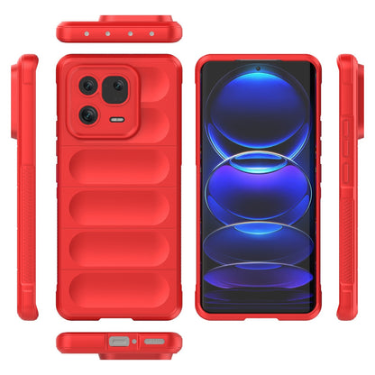 Xiaomi 13 Pro 5G Magic Shield TPU + Flannel Phone Case: Durable, Non-toxic, Easy Access, Stylish Design