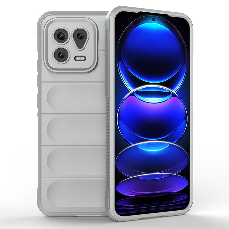 Xiaomi 13 Magic Shield TPU + Flannel Phone Case: Durable, Non-toxic, Easy Access, Stylish Design