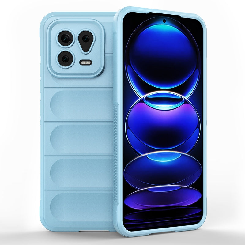 Xiaomi 13 Magic Shield TPU + Flannel Phone Case: Durable, Non-toxic, Easy Access, Stylish Design