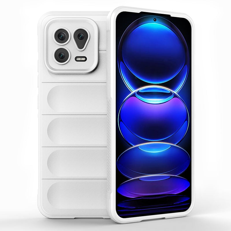 Xiaomi 13 Magic Shield TPU + Flannel Phone Case: Durable, Non-toxic, Easy Access, Stylish Design
