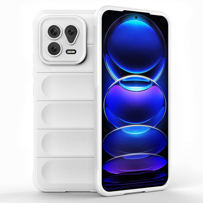 Xiaomi 13 Magic Shield TPU + Flannel Phone Case: Durable, Non-toxic, Easy Access, Stylish Design