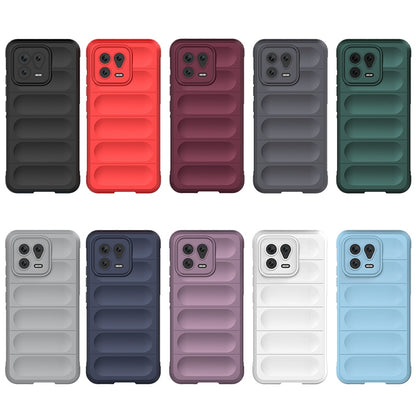 Xiaomi 13 Magic Shield TPU + Flannel Phone Case: Durable, Non-toxic, Easy Access, Stylish Design