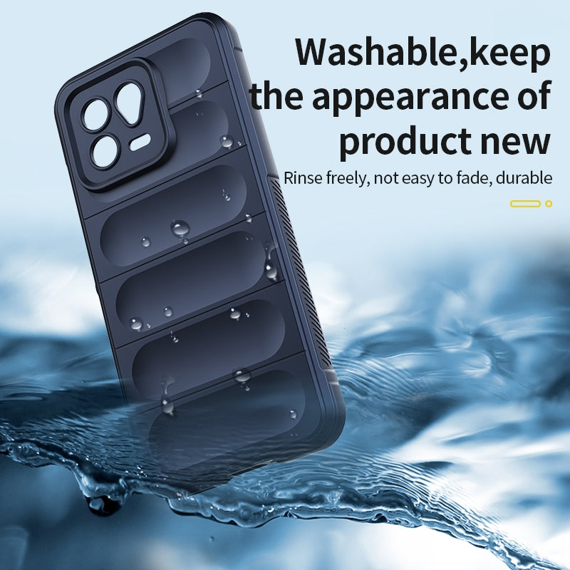 Xiaomi 13 Magic Shield TPU + Flannel Phone Case: Durable, Non-toxic, Easy Access, Stylish Design