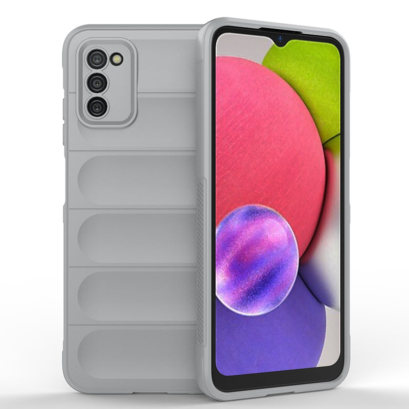 Samsung Galaxy A03s Magic Shield TPU + Flannel Phone Case: Durable, Non-toxic, Easy Access, Stylish Design