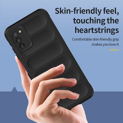Samsung Galaxy A03s Magic Shield TPU + Flannel Phone Case: Durable, Non-toxic, Easy Access, Stylish Design